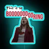RGB Neon Sign: Boldly Brag About How Boring You Are