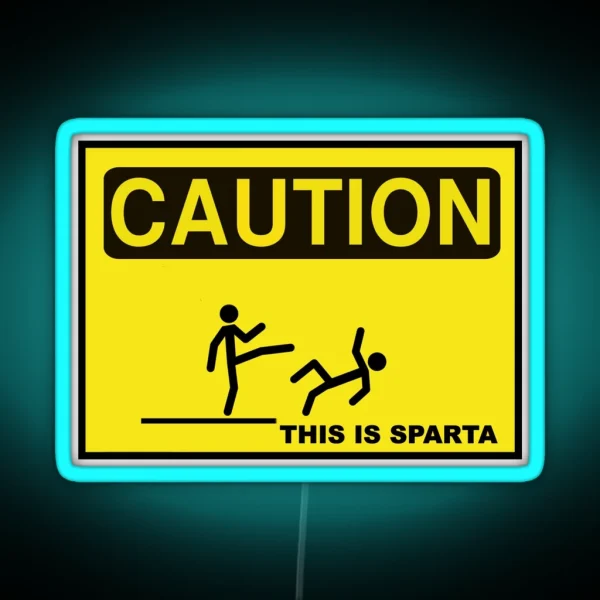 THIS IS SPARTA RGB Neon Sign