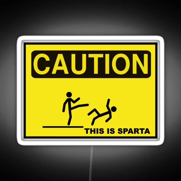THIS IS SPARTA RGB Neon Sign