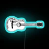 Neon Music Wall Decor, Retro Political Statement, This Machine Kills Fascism