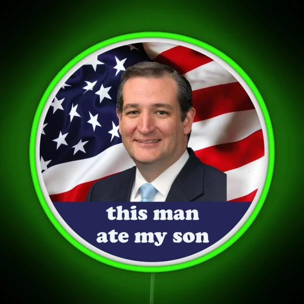 This Man Ate My Son RGB Neon Sign