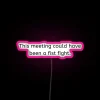 RGB Neon Sign for Office Meeting Rooms and Conference Spaces