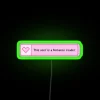 Romantic Pastel Pink Book Lover's Home Decor Neon Sign Accent Wall