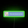 Add Vibrant Modern Touch with Customizable Color Changing Lumine Sign