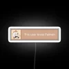 RGB Color Changing LED Sign with Paimon Neon Glow Design