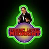 Midnight Office Threat Level Warning RGB Neon Light Sign Decor