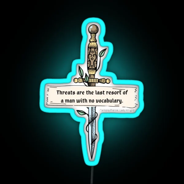 Threats RGB Neon Sign