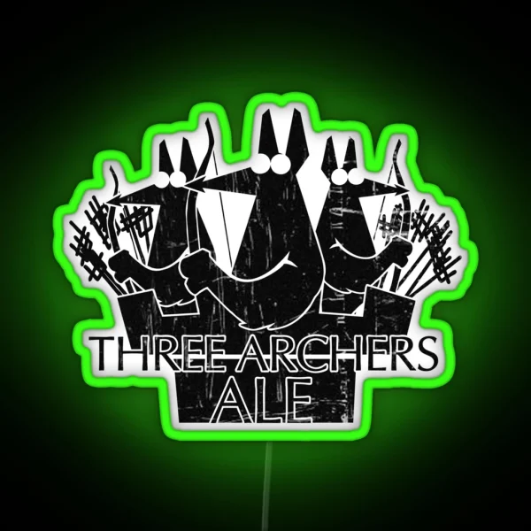 Three Archers Ale RGB Neon Sign