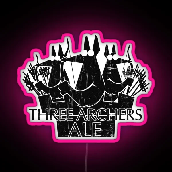 Three Archers Ale RGB Neon Sign