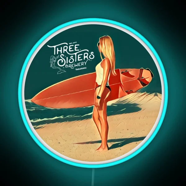 Three Sisters Brewery Oakura Blonde RGB Neon Sign
