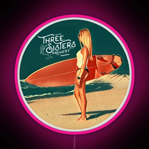 Three Sisters Brewery Oakura Blonde RGB Neon Sign