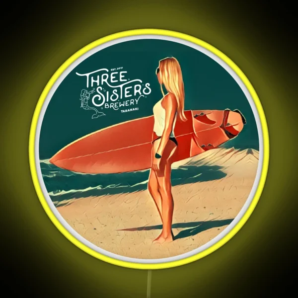 Three Sisters Brewery Oakura Blonde RGB Neon Sign