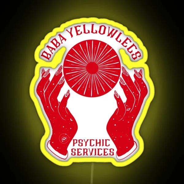 Throne Of Glass Baba Yellowlegs Psychic Services RGB Neon Sign