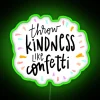 Spread Joyful Positivity with Vibrant RGB Neon Home Decor Sign