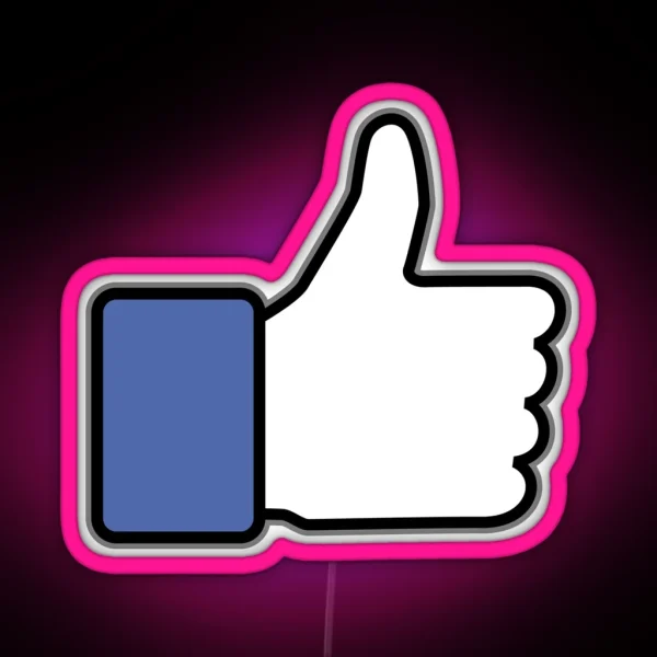 Thumbs Up Down Up RGB Neon Sign