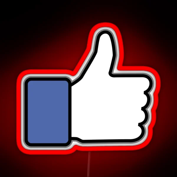 Thumbs Up Down Up RGB Neon Sign