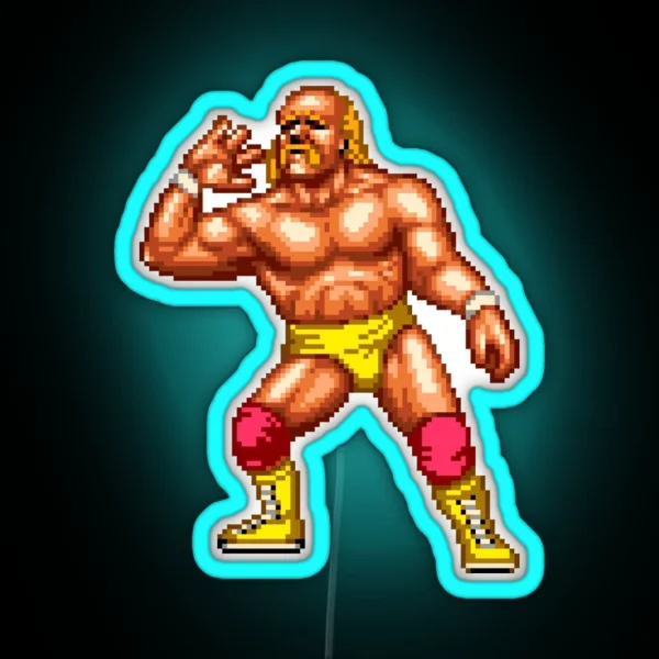 Thunder Mania Wrestlefest RGB Neon Sign