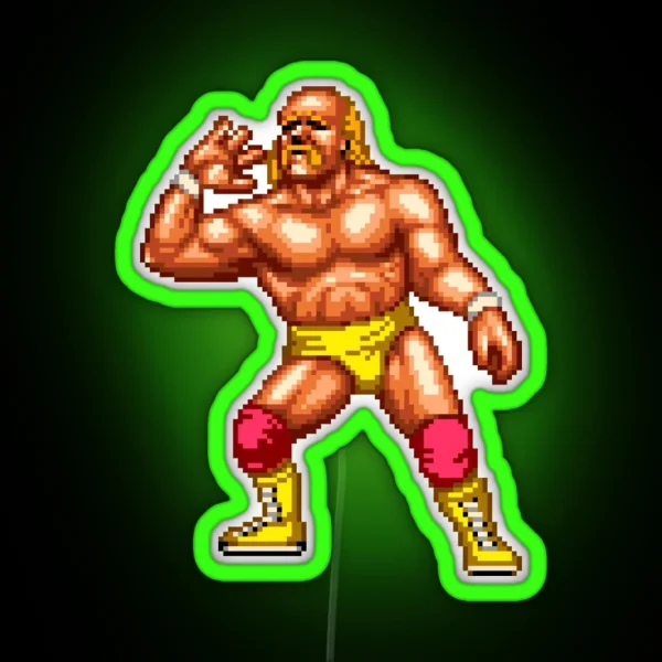 Thunder Mania Wrestlefest RGB Neon Sign