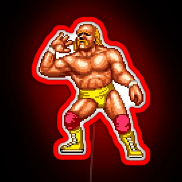 Thunder Mania Wrestlefest RGB Neon Sign