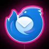 Vibrant Thunderbird 2023 Logo Displayed in Colorful RGB Neon Lighting