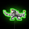 Modern thunderjaw design with vibrant rgb neon light accents
