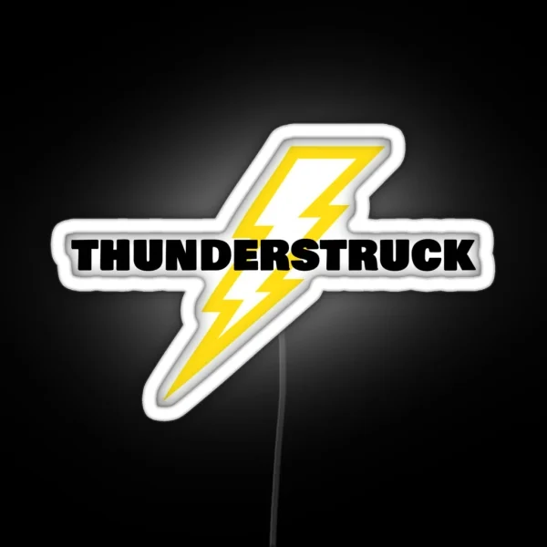 Thunderstruck Lightning RGB Neon Sign