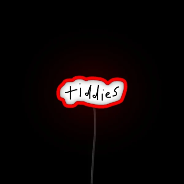 Tiddies RGB Neon Sign