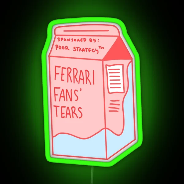 Tifosi Tears Carton RGB Neon Sign