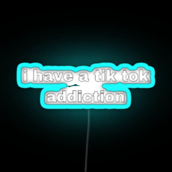 Tik Tok Led RGB Neon Sign