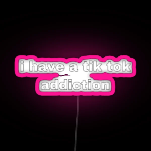 Tik Tok Led RGB Neon Sign