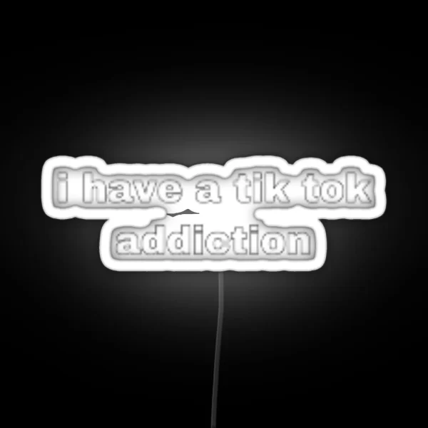 Tik Tok Led RGB Neon Sign