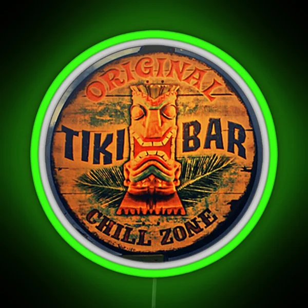 Tiki Bar RGB Neon Sign