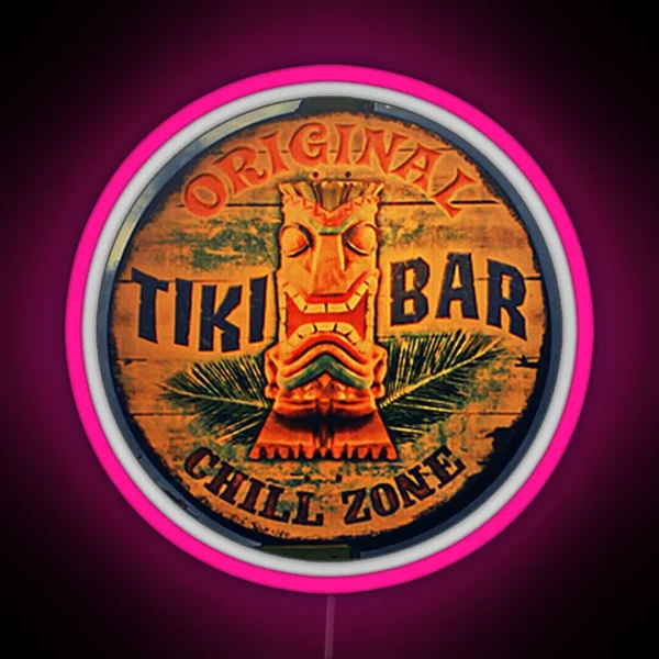 Tiki Bar RGB Neon Sign
