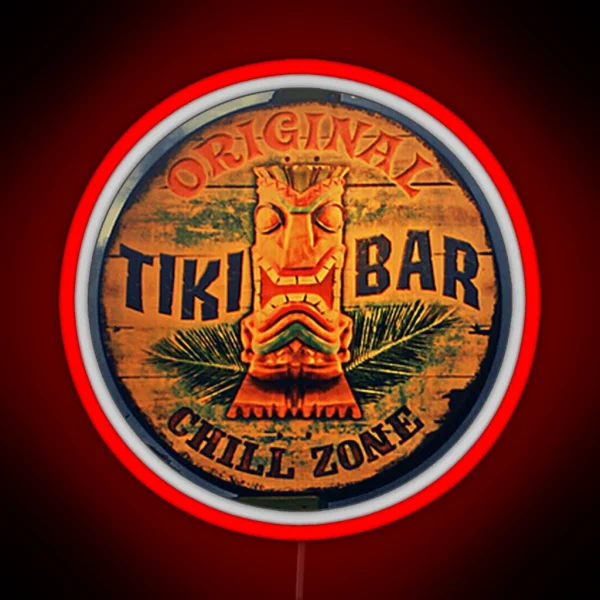 Tiki Bar RGB Neon Sign