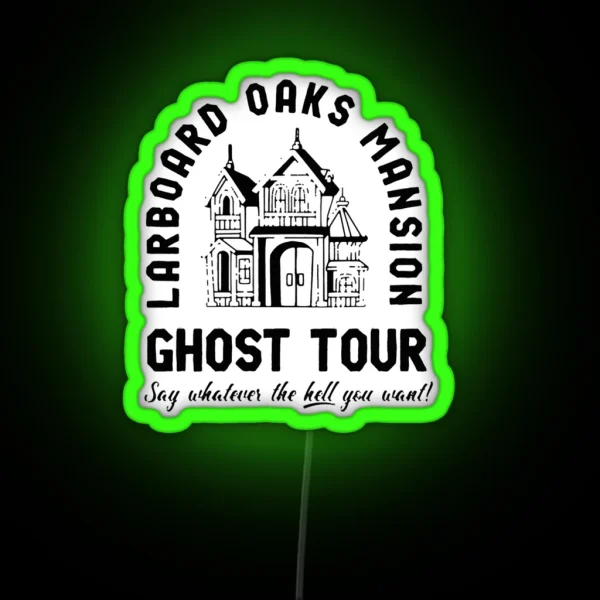 Tim Robinson Ghost Tour RGB Neon Sign