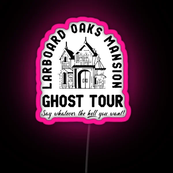 Tim Robinson Ghost Tour RGB Neon Sign