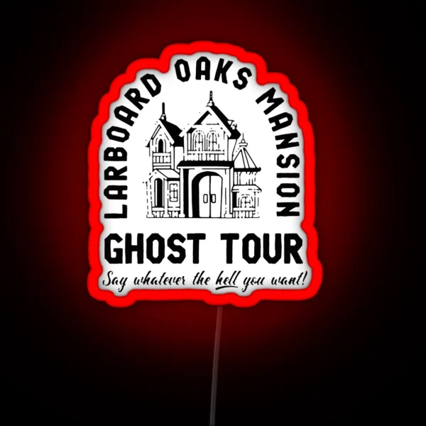 Tim Robinson Ghost Tour RGB Neon Sign