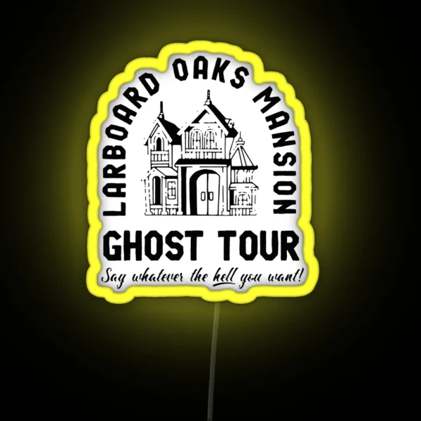 Tim Robinson Ghost Tour RGB Neon Sign