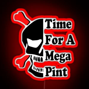 Time For A Mega Pint RGB Neon Sign