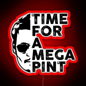 Time For A Mega Pint RGB Neon Sign