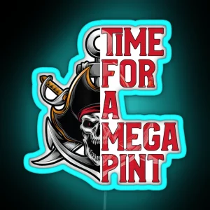 Time For A Mega Pint RGB Neon Sign