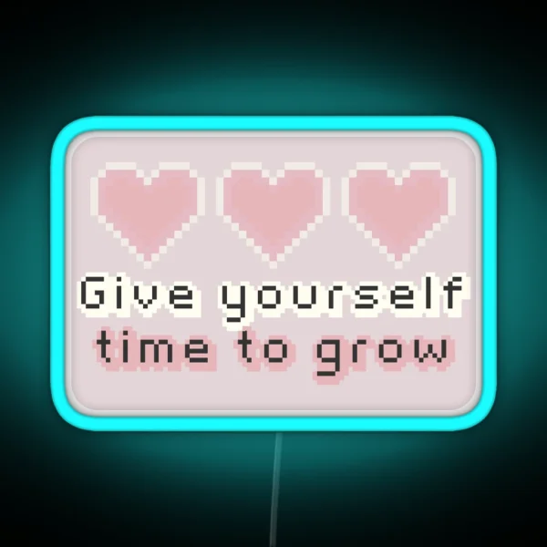 Time To Grow Trio RGB Neon Sign