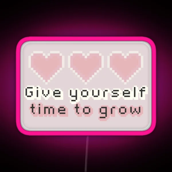 Time To Grow Trio RGB Neon Sign