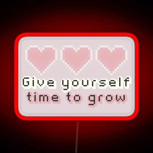 Time To Grow Trio RGB Neon Sign