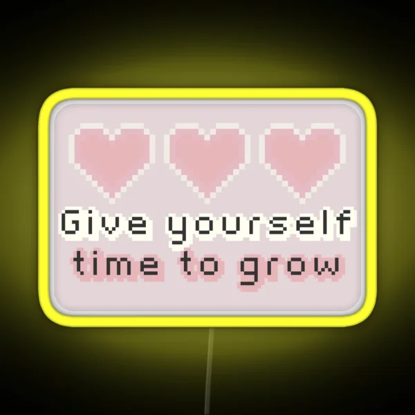 Time To Grow Trio RGB Neon Sign