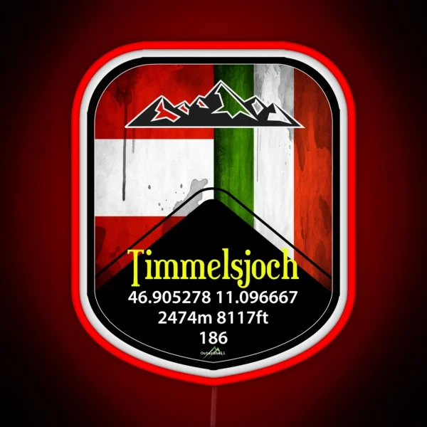 Timmelsjoch Austria Led RGB Neon Sign