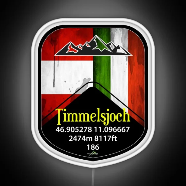 Timmelsjoch Austria Led RGB Neon Sign