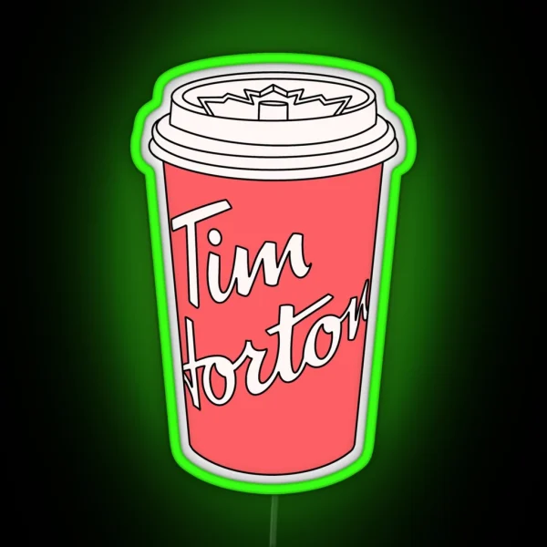 Timmie S Double Double RGB Neon Sign