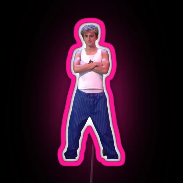Timothee Chalamet As Troy Sivan RGB Neon Sign