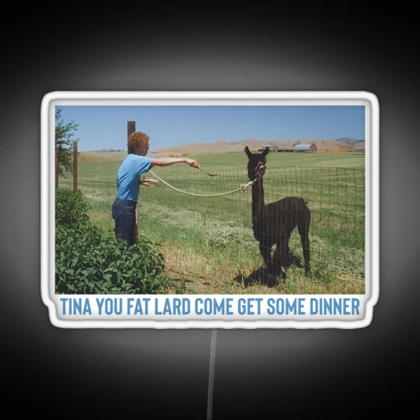 Tina The Fat Lard RGB Neon Sign